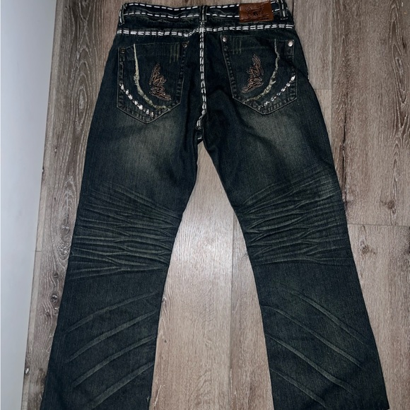 y2k vintage baggy flare jeans - Picture 2 of 7